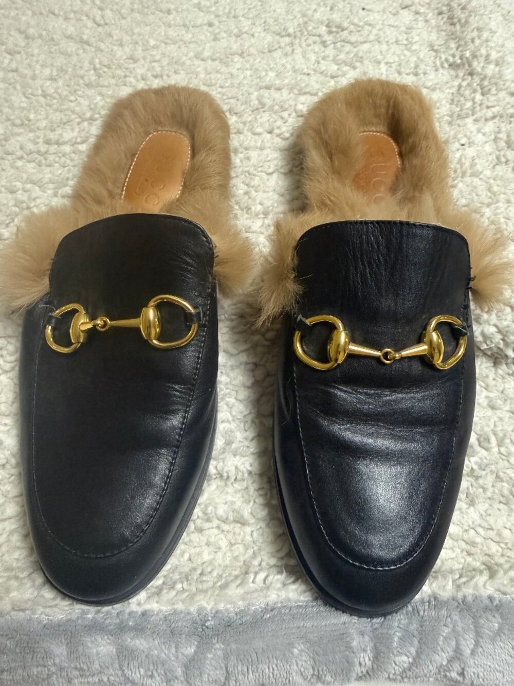 Gucci Women's Princeton Fur Mules